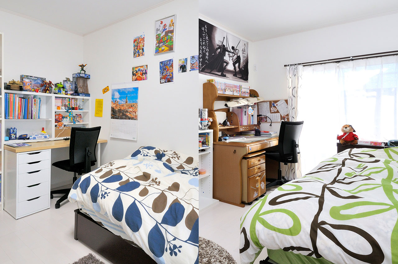 お子様の成長に合わせて、一人ひと部屋の子供部屋